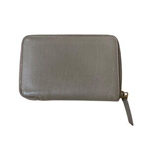 Celine Beige Round Zip Wallet Phoebe
